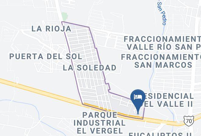 Aguascalientes El Alba - Moa Motel Maps