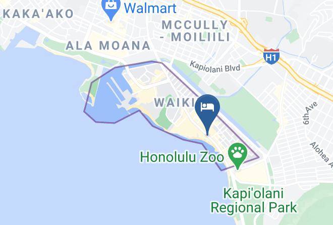 Honolulu - Moana Surfrider A Westin Resort & Spa Waikiki Beach Maps