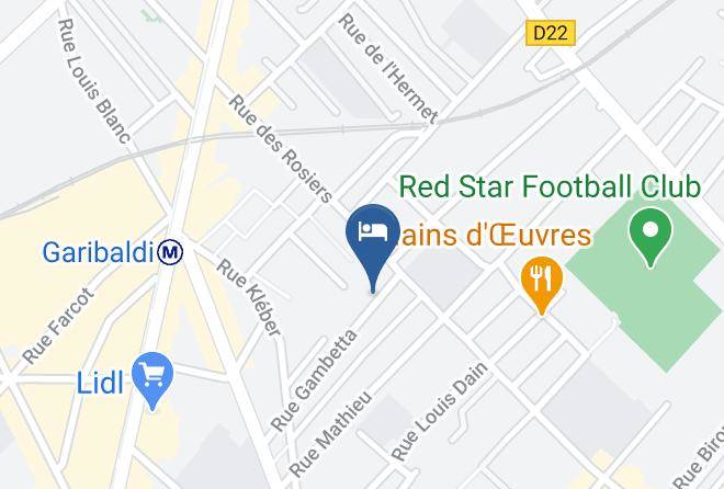 Seine St Denis - Mob Hotel Maps