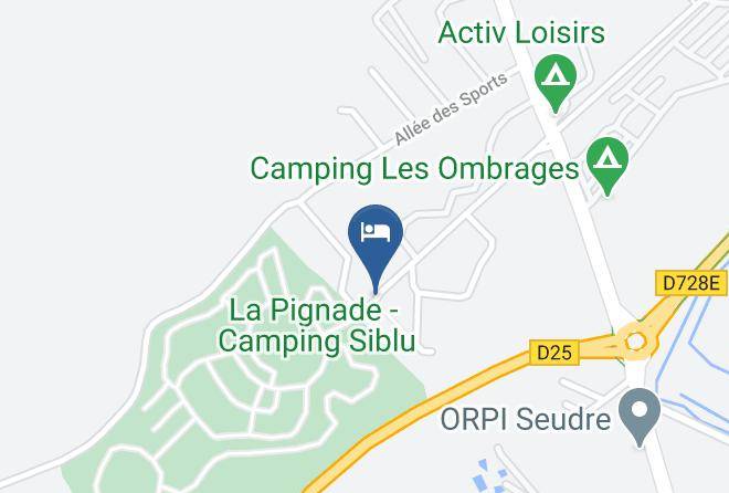 Charente Maritime - Mobil Home Parc De La Pignade Maps
