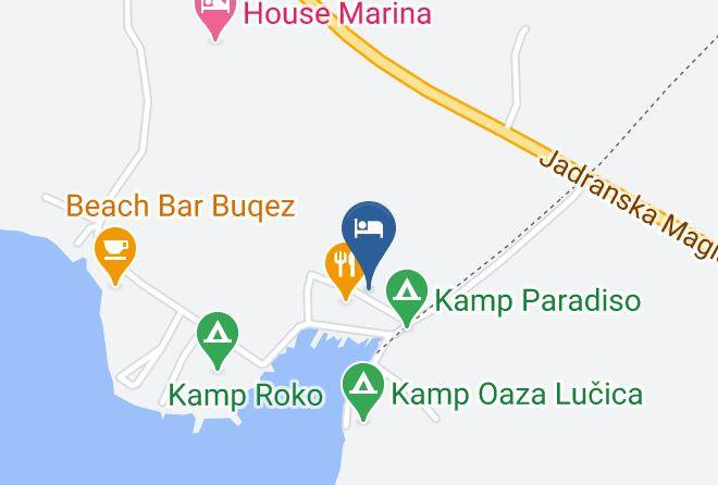 Pakostane - Mobile Home Lucica Maps