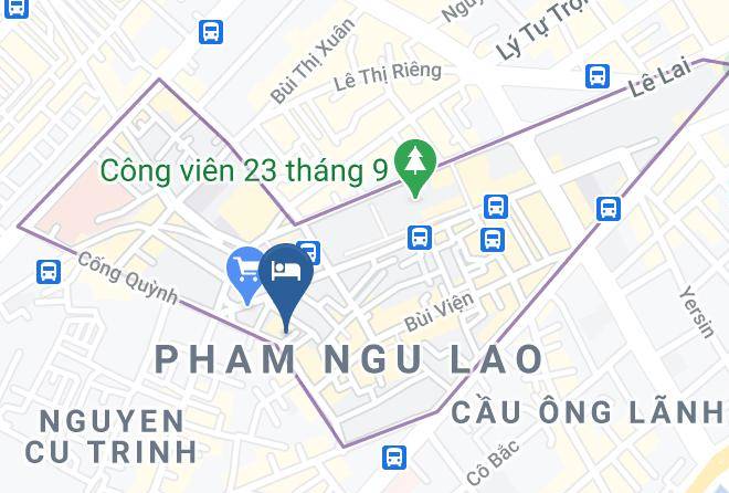 Phm Ngu Lao Street - Mobylette Saigon Hotel Maps