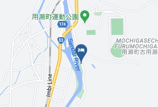 Tottori City - Mochigasecho Undo Koen Canoe Mizube Park Maps