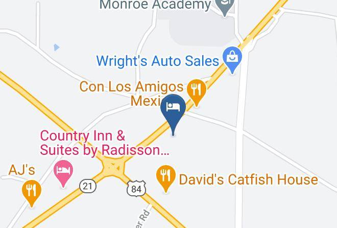 Mockingbird Inn & Suites Map