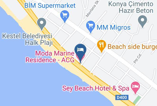 Alanya - Moda Marine Residence Acg Maps