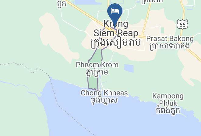Model Angkor Hotel Karte - Siem Reap - Siem Reab Town