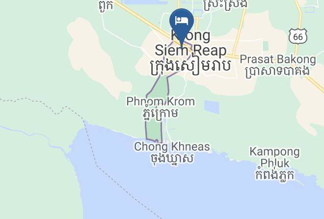 Model Angkor Resort Karte - Siem Reap - Siem Reab Town