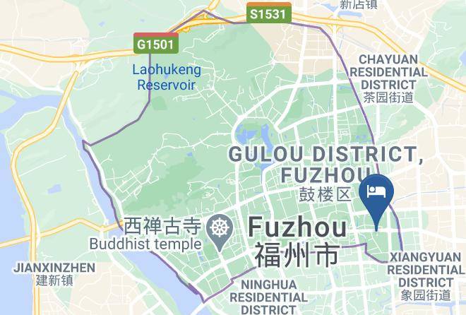 Fuzhou - Modeng Shijia Hotel Maps