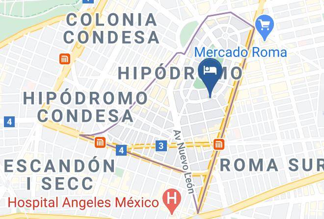 Cuauhtemoc - Modern And Cozy Condesa Maps