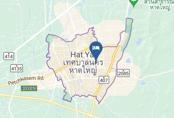 Modern Budget Hotel Hatyai Thailand Map