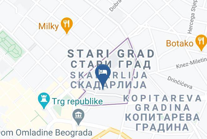 Belgrade City - Modern & Central 2 Skadarlija Maps