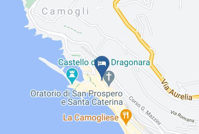 Genoa - Modern Holiday Home In Camogli Maps