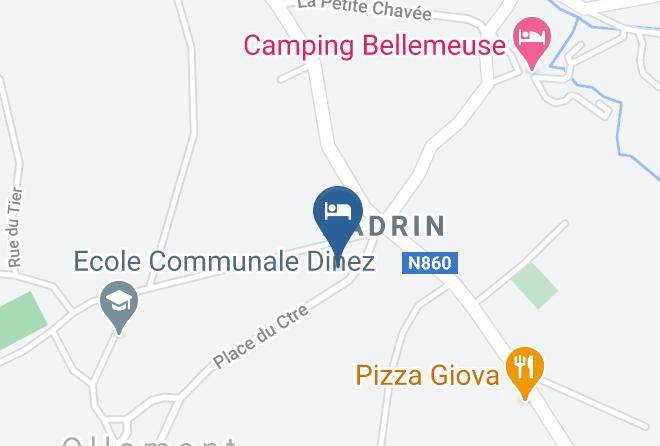 Luxemburg Province - Modern Holiday Home In Nadrin With Sauna Maps