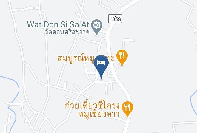 Amphoe Chiang Dao - Modern Huen Wasana Maps