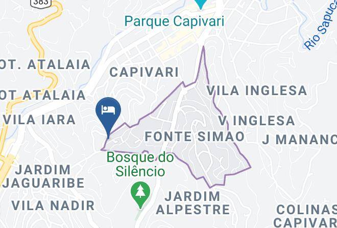 Campos Do Jordao - Pousada Moderna Maps