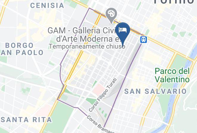 Turin - Modern Studio Close To Porta Nuova Maps