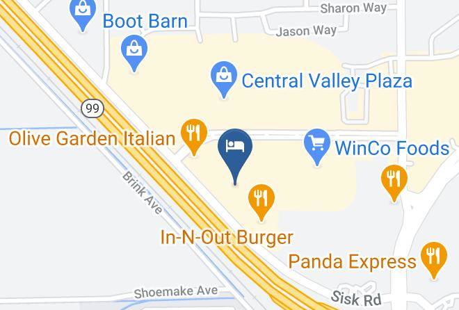 Stanislaus - Modesto Hotel Maps