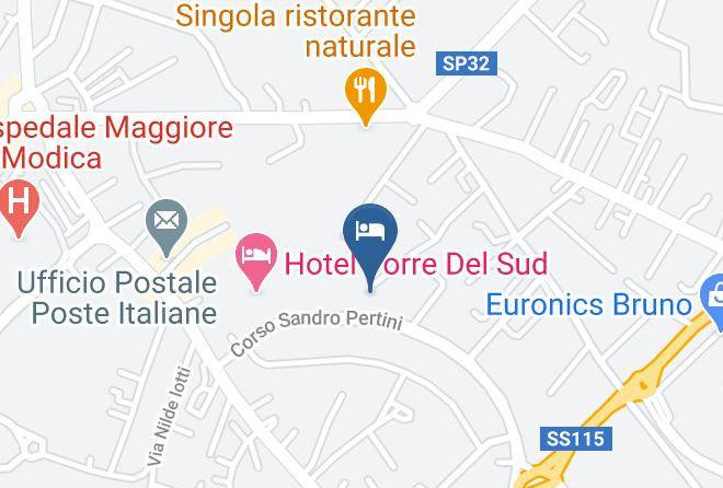 Ragusa - Modica Garden Resort Maps