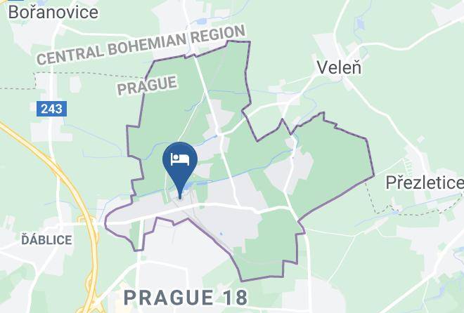Prague - Modra Ubytovna Maps