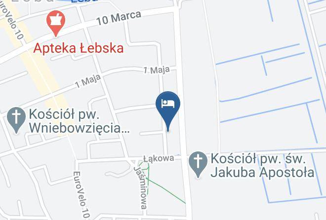 Leborski - Modraj Kwatera Prywatna Maps