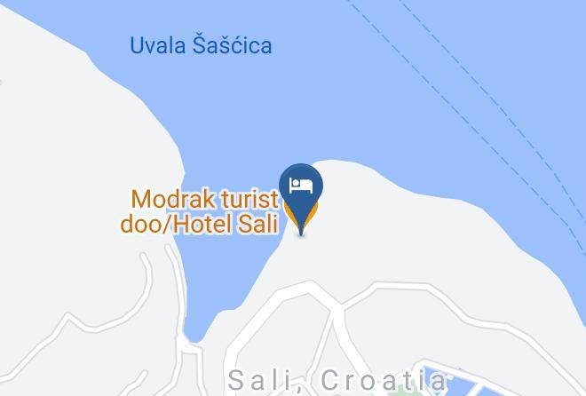 Sali - Modrak Turist D O O Hotel Sali Maps
