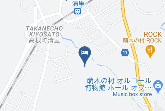 Hokuto City - Moegi No Mura Hotel Hut Walden Maps