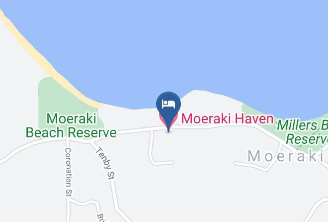 Moeraki Haven Motel Map