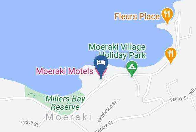 Moeraki Motels Map