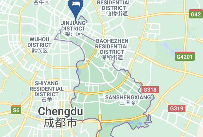 Chengdu - Mofan Select Theme Hotel Maps