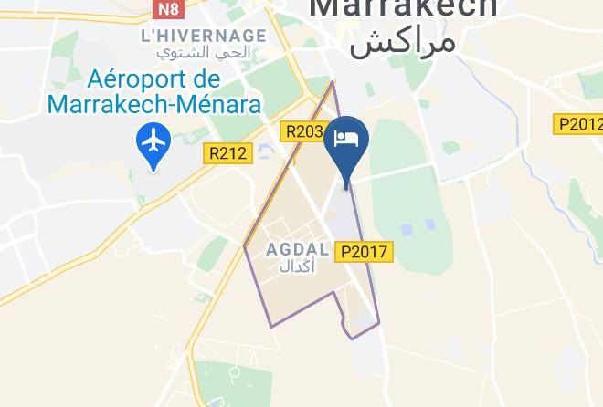 Marrakesh - Mogador Palace Agdal Luxury Hotel Maps
