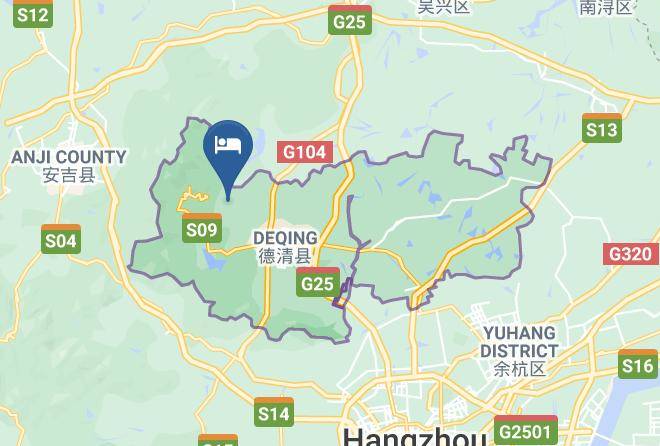 Huzhou - Mogan Yunyi Shanju Hotel Maps