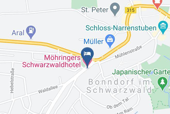 Waldshut - Mohringers Schwarzwaldhotel Maps