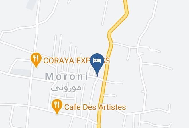 Moroni - Moifaka Hotel Maps