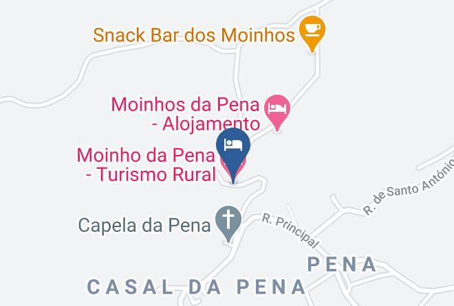 Torres Novas - Moinho Da Pena Turismo Rural Maps