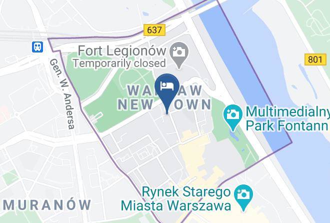 Warsaw - Mojo Old Town Warsaw Maps