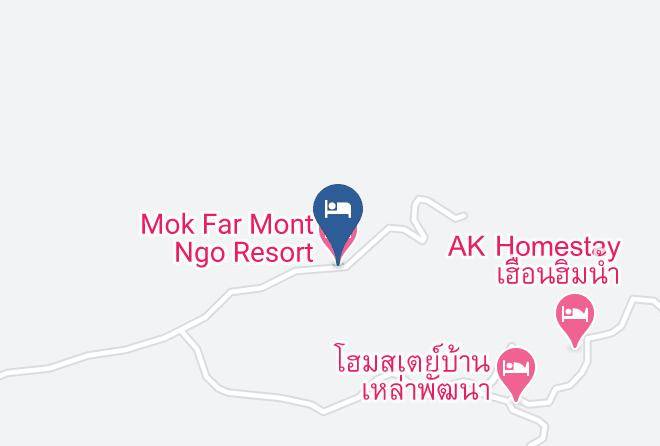 Amphoe Mae Taeng - Mok Far Mont Ngo Resort Maps