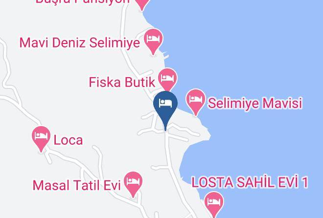 Mugla - Moka Butik Otel Maps