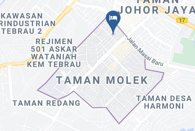 Johor Bahru - Molek Garden Hotel Johor Bahru Maps
