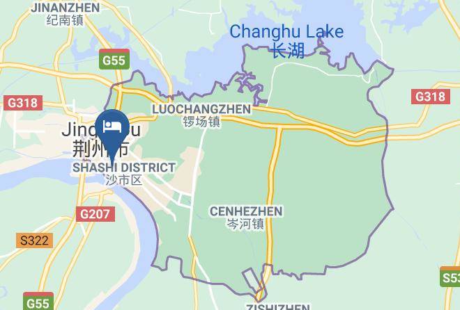 Jingzhou - Moli Huakai Hotel Fashion Square Maps