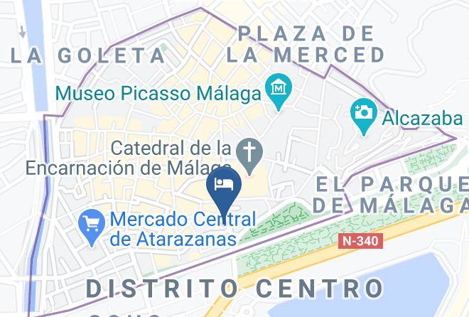 Malaga - Hotel Molina Lario Maps
