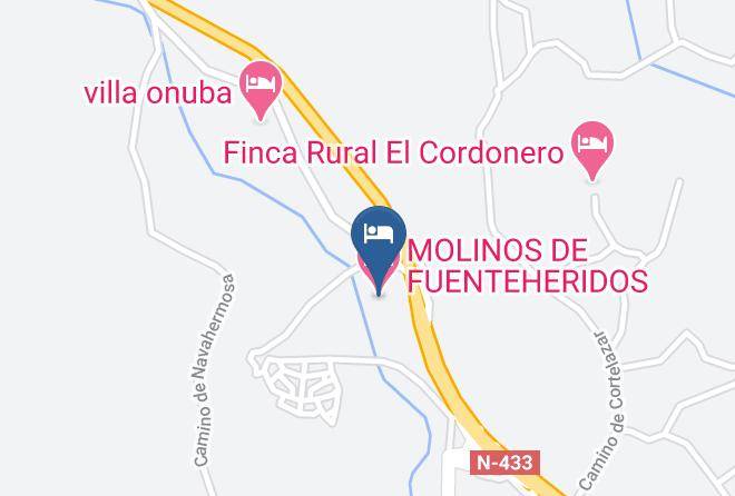 Huelva - Molinos De Fuenteheridos Maps