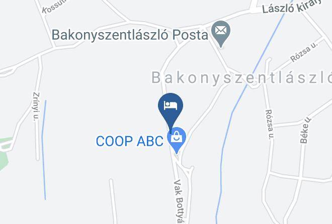Bakonyszentlaszlo - Molly Vendeghaz Maps