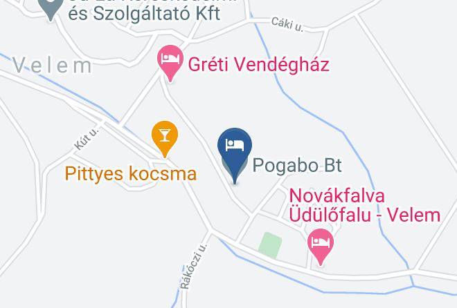 Molnar Vendeghaz Velem Map