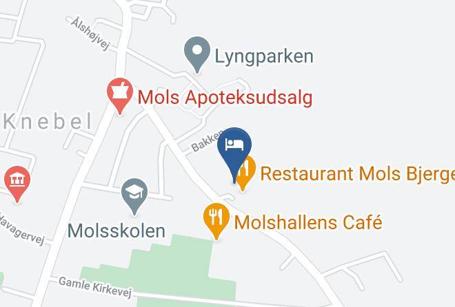 Knebel - Mols Mountains Holiday Resort Maps