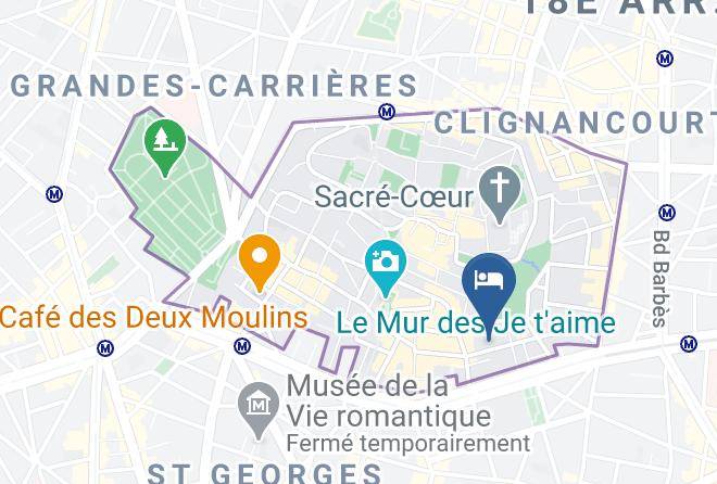 Paris - Hotel Mom'art Maps