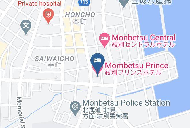Mombetsu City - Mombetsu Prince Hotel Maps