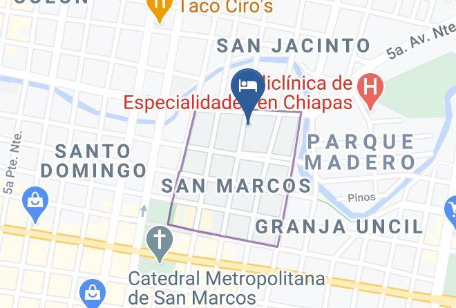 Tuxtla Gutierrez - Momotus Hotel Maps