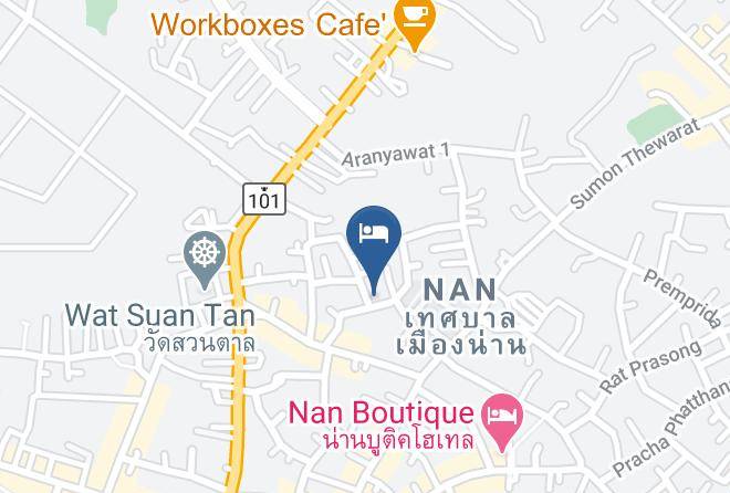 Amphoe Mueang Nan - Mon Dee Minihotel Maps