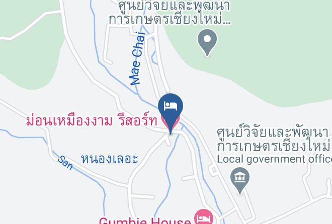 Amphoe Fang - Mon Muang Ngam Resort Maps
