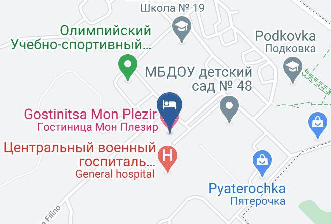 Khimki - Gostinitsa Mon Plezir Maps